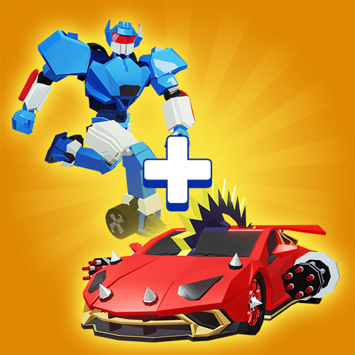 merge robot master： car games