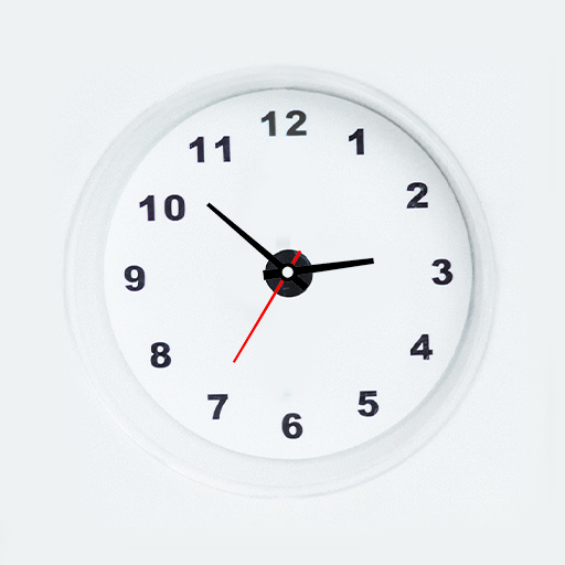 analog clock-digital wallpaper