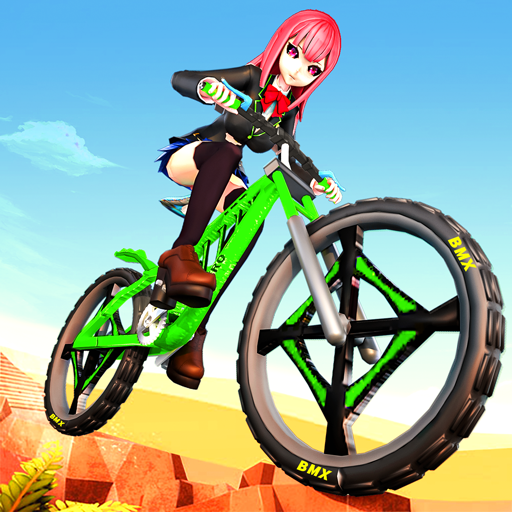 tricky bmx track stunts racing