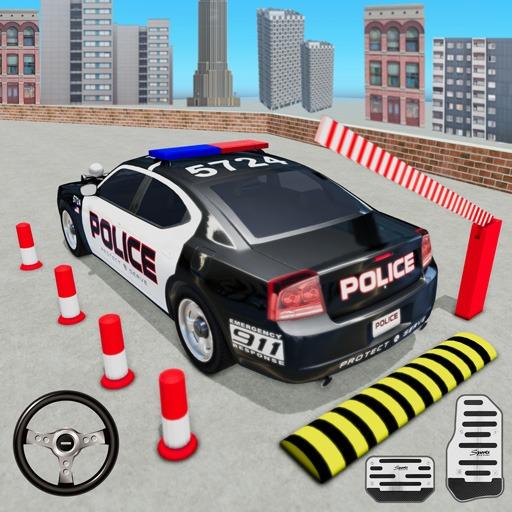 car games ： police car parking