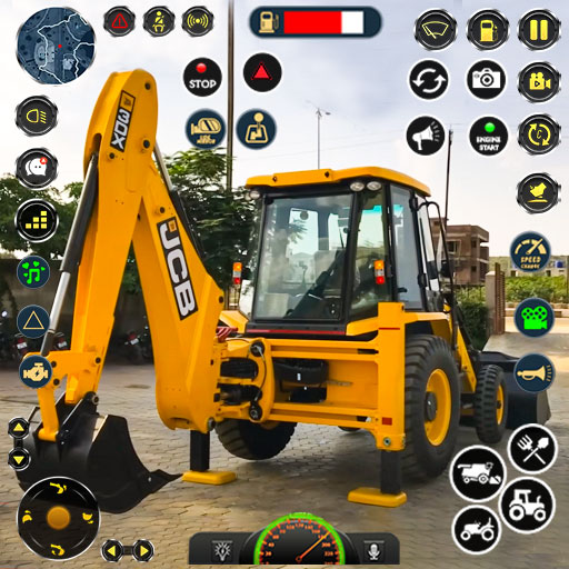 jcb construction excavator sim