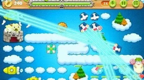 there is no plane in level 56 of defending carrot 2